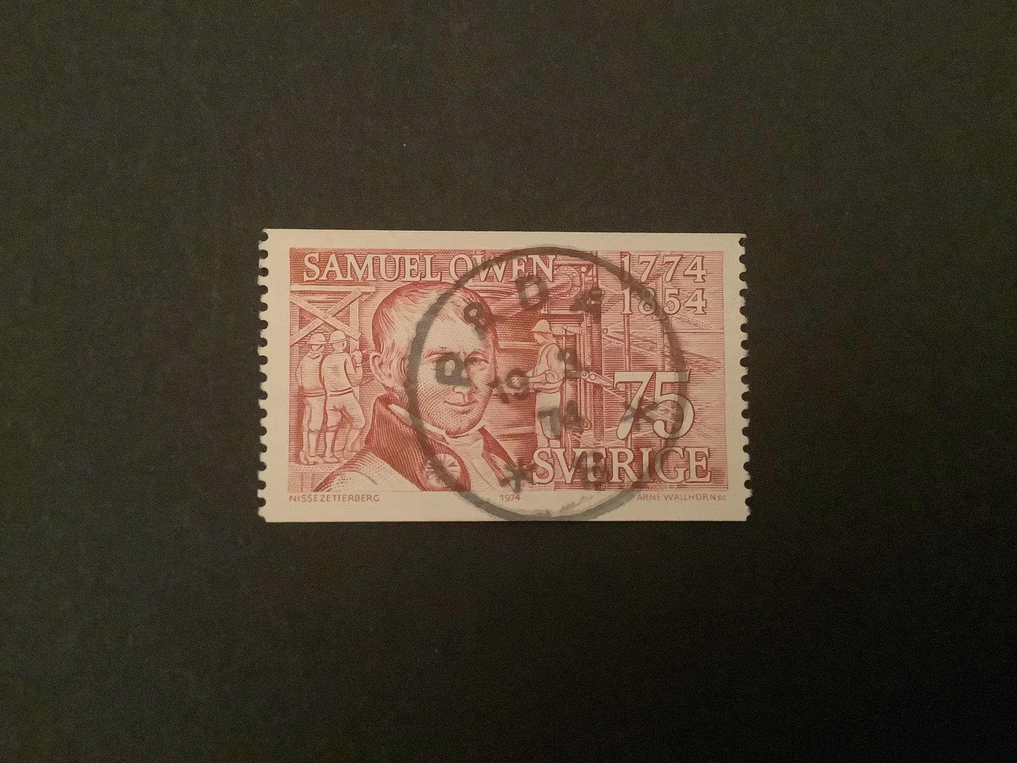 SAMUEL OWEN facit nr 860 PRAKTSTÄMPLAT RÅDA