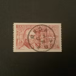 SAMUEL OWEN facit nr 860 PRAKTSTÄMPLAT RÅDA