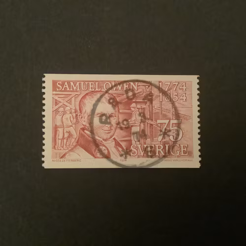 SAMUEL OWEN facit nr 860 PRAKTSTÄMPLAT RÅDA