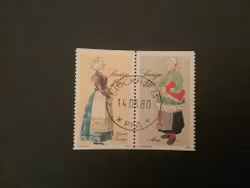 FOLKDRÄKTER  facit nr 1109 SX1 LYXST PAR STOCKHOLM