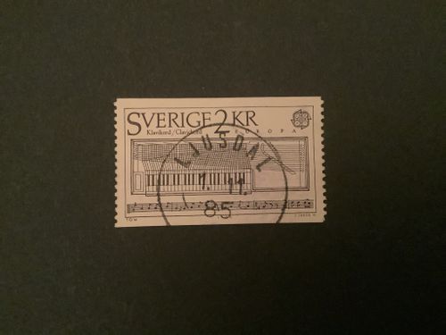 EUROPA XIV 1985 facit nr 1345 PRAKTST LJUSDAL