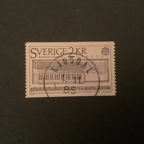 EUROPA XIV 1985 facit nr 1345 PRAKTST LJUSDAL