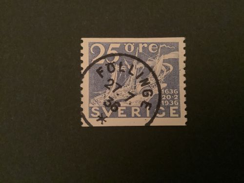Postverket facit nr 250 praktstämplat FÖLLINGE