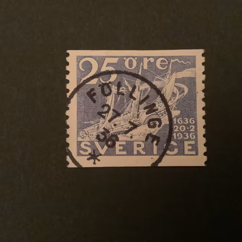 Postverket facit nr 250 praktstämplat FÖLLINGE