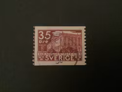 RIKSDAGEN facit nr 244 ST MÄRKE MED LÖDSKARVSLINJE