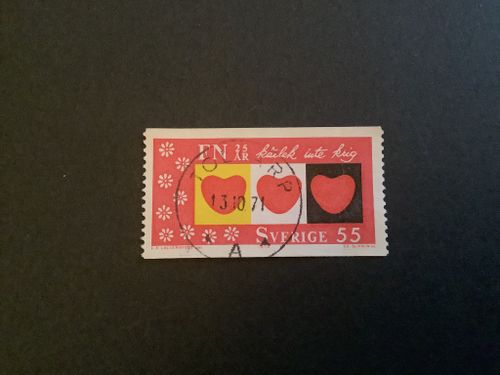 FN 25 ÅR 1970 facit nr 709 A1 PRAKTST TOLLARP