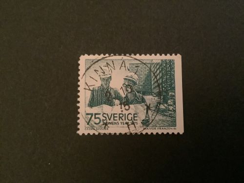 INTERNATIONELLA KVINNOÅRET facit nr 909 B2 PRAKTST KINNA 1
