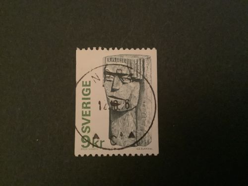 FLICKHUVUD 1976 facit nr 975 LYXST NORA