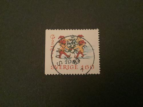 JULPOST 1983 facit nr 1275 PRAKTST SANDARNE