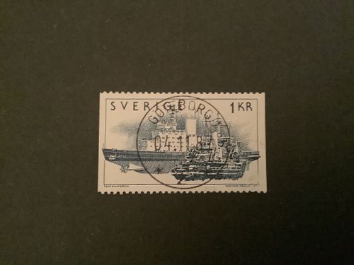 SJÖFART 1974 facit nr 889 LYXST GÖTEBORG 1