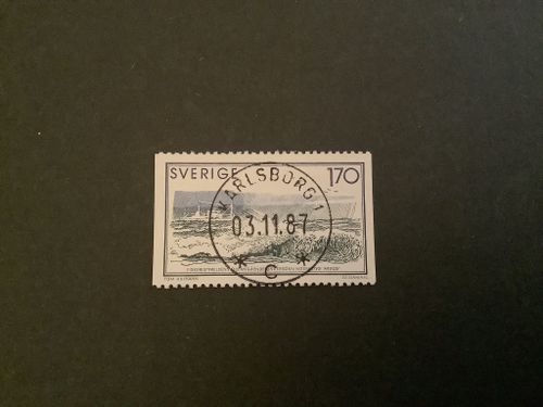 HAVSFORSKNING 1979 facit nr 1103 LYXST KARLSBORG 1