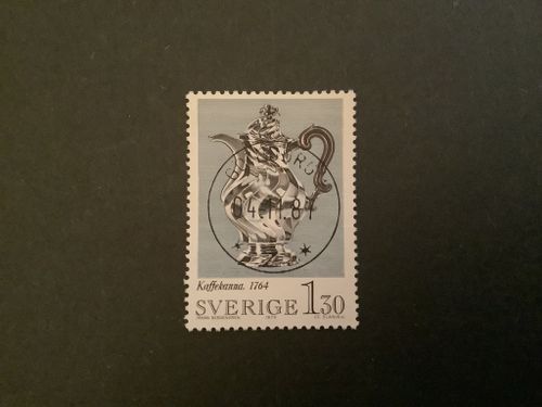 SVENSK ROKOKO 1979 facit nr 1097 LYXST GÖTEBORG 1