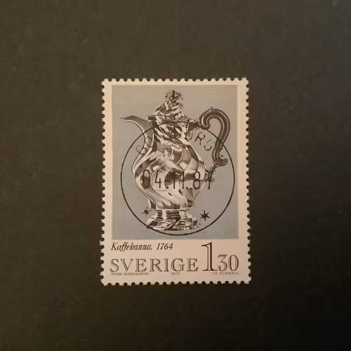 SVENSK ROKOKO 1979 facit nr 1097 LYXST GÖTEBORG 1