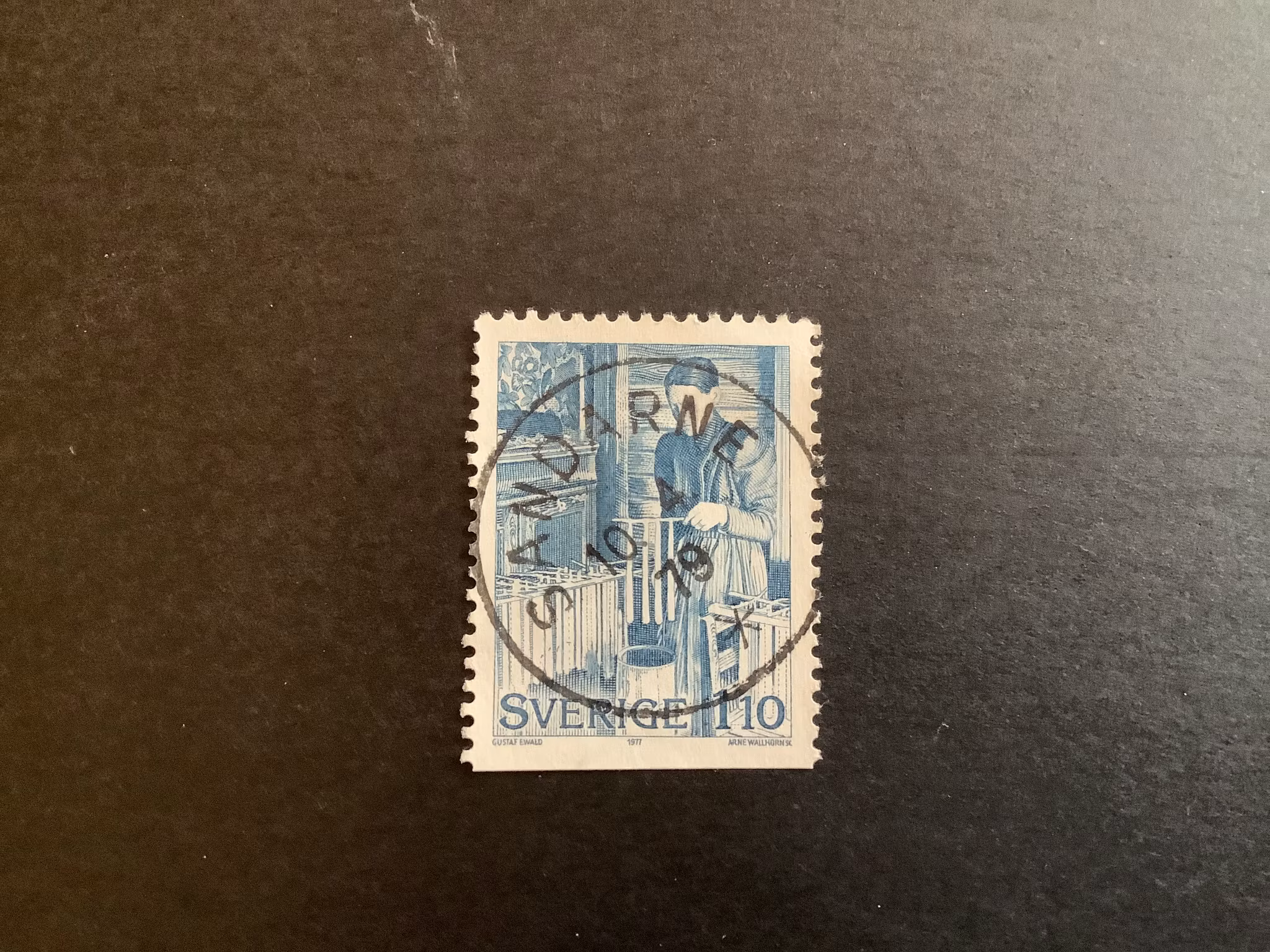 JULFÖRBEREDELSER 1977 facit nr 1026 PRAKTST SANDARNE