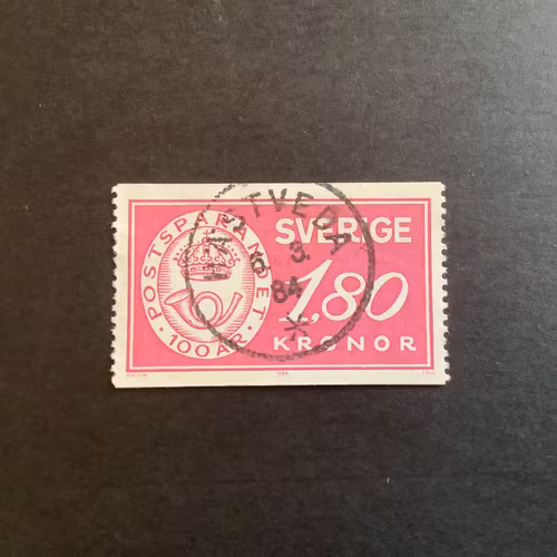 POSTSPARANDET 1984 facit nr 1286  LYXST HÄSTVEDA