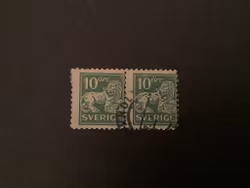 STÅENDE LEJON STÄMPLAT PAR, Facit nr 144 C