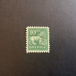 LEJON POSTFRISKT MED FASTSÄTTARE, facit nr 144 C