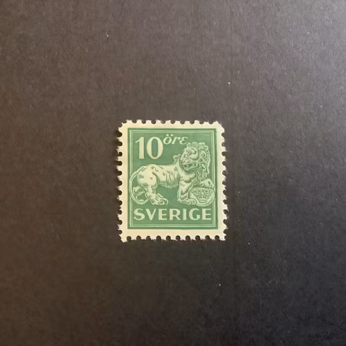 LEJON POSTFRISKT MED FASTSÄTTARE, facit nr 144 C