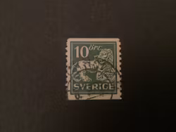 STÅENDE LEJON VM KPV STÄMPLAT MÄRKE, FACIT NR 144 Abz