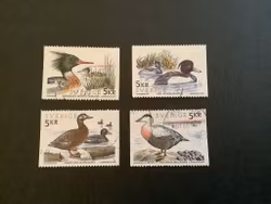 SJÖFÅGLAR 1993 facit nr 1806-1809 STÄMPLAD SATS