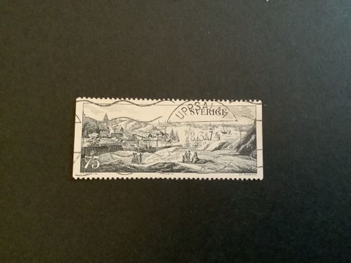 GUSTAVIANSK KONST facit nr 767 LYXST UPPSALA 1