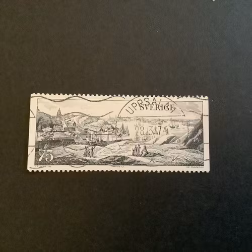 GUSTAVIANSK KONST facit nr 767 LYXST UPPSALA 1