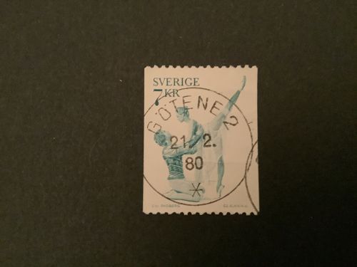 BALETT 1975 facit nr 942 V1 LYXST GÖTENE 2
