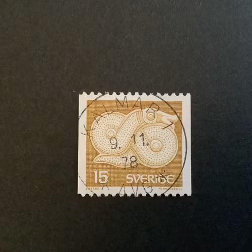 BRONSSPÄNNE 1976 facit nr 971 LYXST KALMAR 1