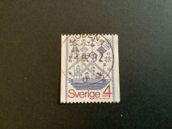 VÄGGTEXTIL 1979 facit nr 1073 LYXST BODEN 1