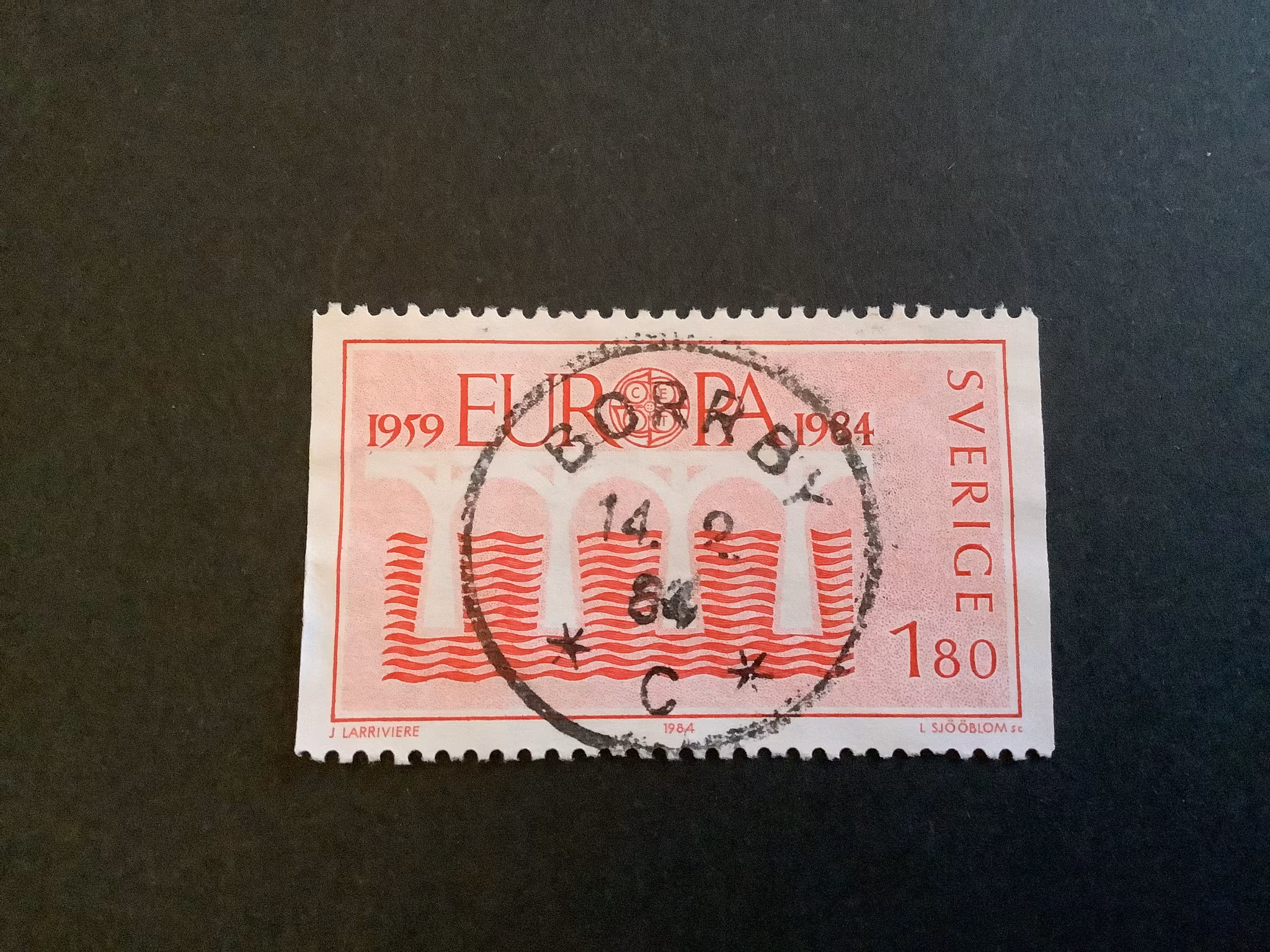 EUROPA XIII facit nr 1287 LYXST BORRBY