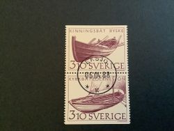 INLANDSBÅTAR 1988 facit nr 1489 SX LYXST PAR EKSJÖ