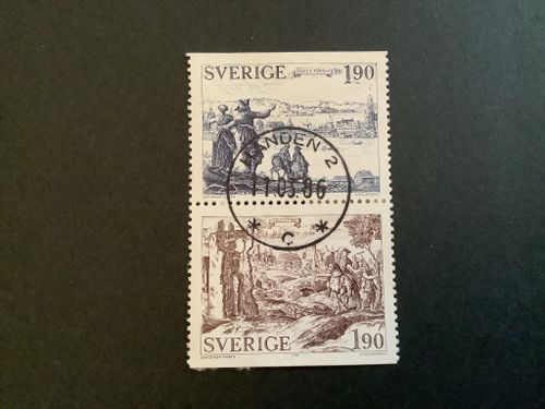 ÄLDRE STÄDER 1984 facit nr 1314 SX LYXST PAR HANDEN 2