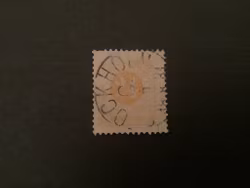 RINGTYP T 13 facit nr 34 STÄMPLAT MÄRKE KORT TAND