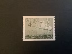 RYTTAROLYMPIADEN 1956 facit nr 480 POSTFRISKT MÄRKE