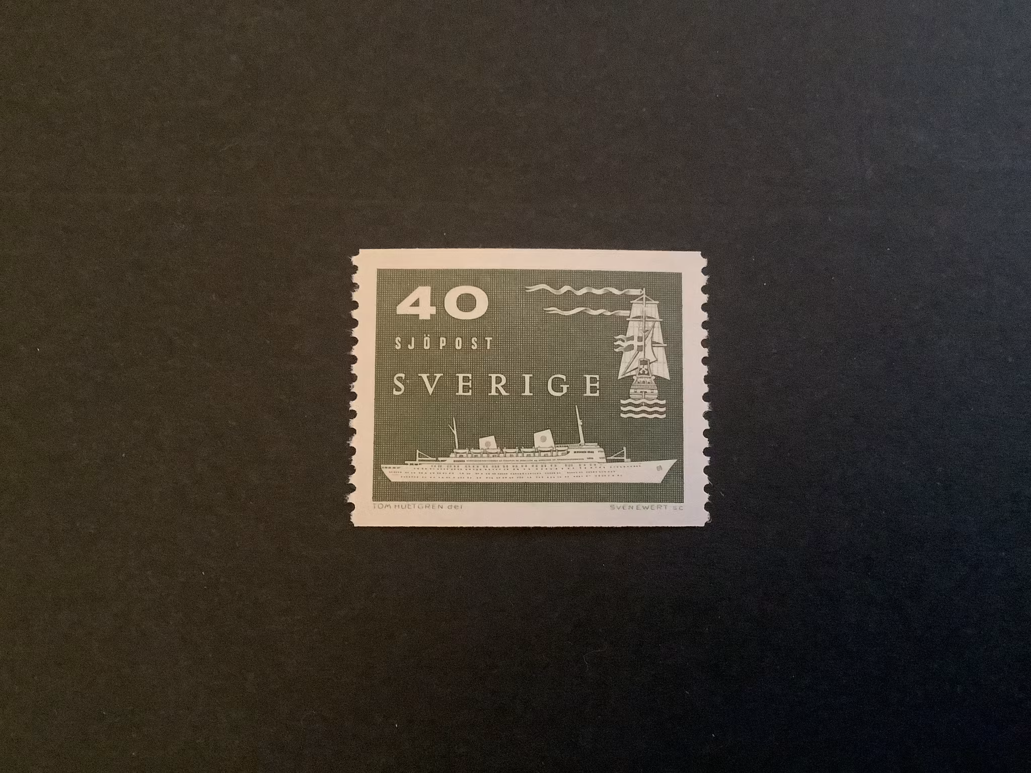 SJÖ OCH HELIKOPTERPOST facit nr 491 POSTFRISKT MÄRKE