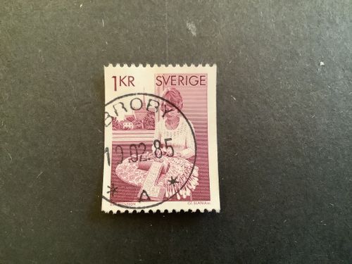 KNYPPLERSKA facit nr 955 A PRAKTST BROBY
