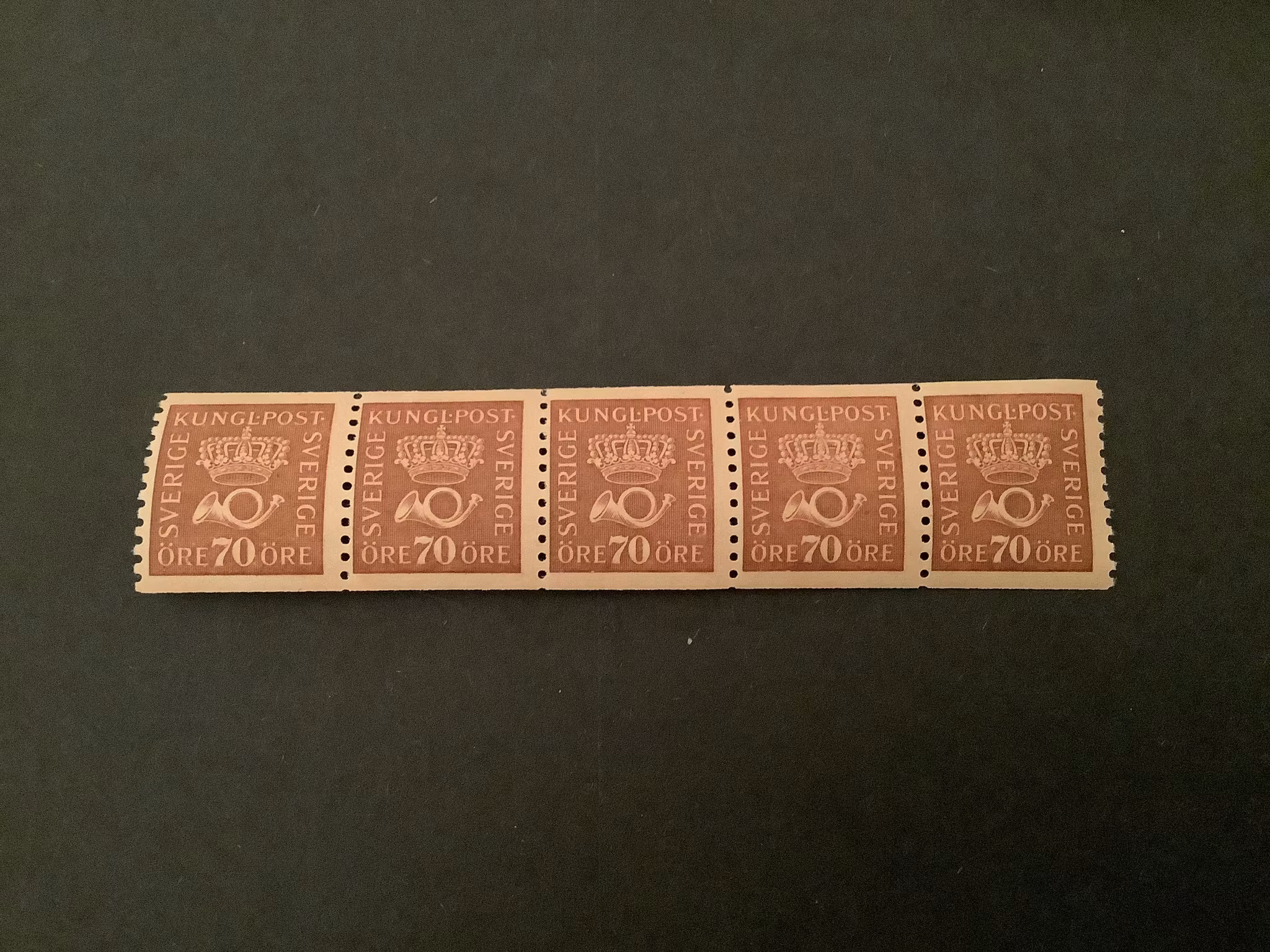 POSTEMBLEM facit nr 164 POSTFRISKT 5-STRIP