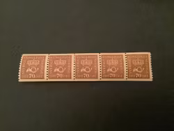 POSTEMBLEM facit nr 164 POSTFRISKT 5-STRIP