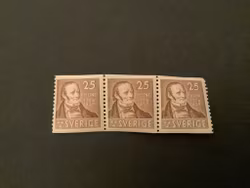 P H LING facit nr 319 POSTFRISKT 3-STRIP