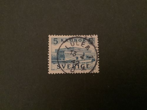 STOCKHOLM SLOTT II facit nr 332 C PRAKTST LULEÅ