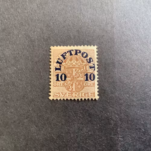 LUFTPOST facit nr 136 POSTFRISKT MÄRKE