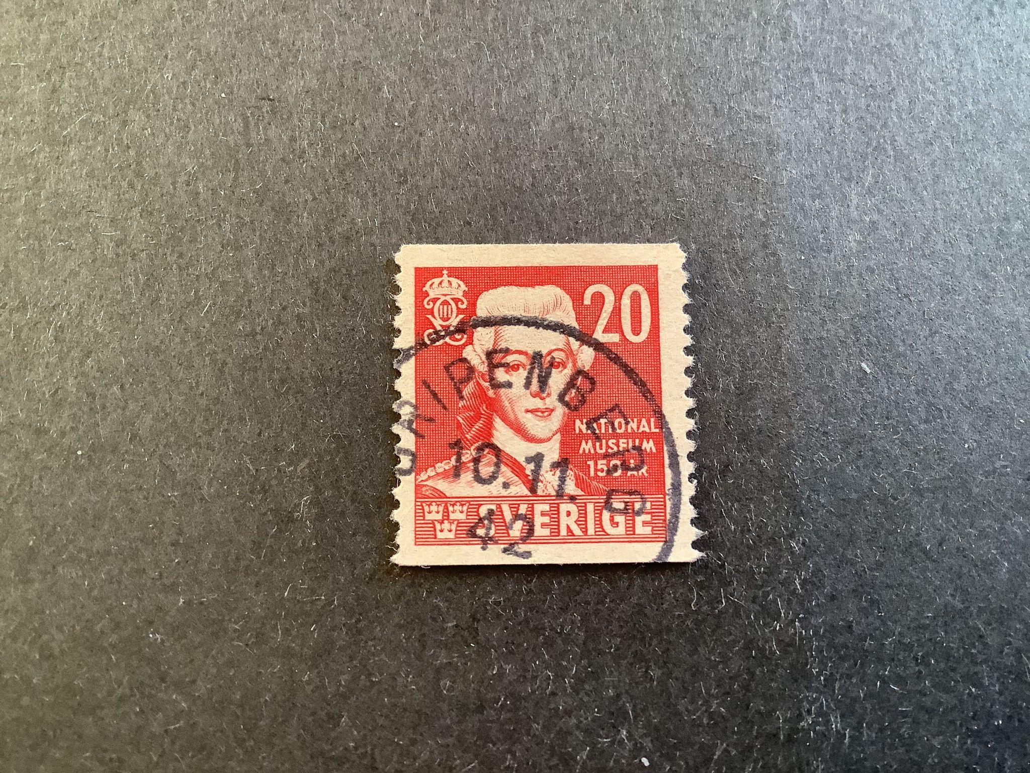 NATIONALMUSEUM facit nr 338 A PRAKTST GRIPENBERG
