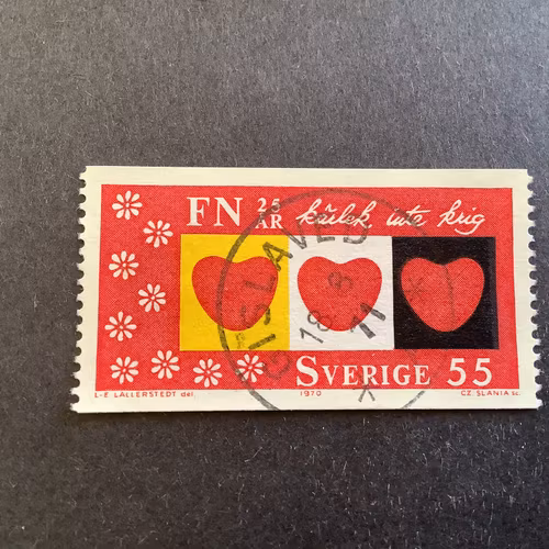 FN 25 ÅR facit nr 709 A1 PRAKTST GISLAVED