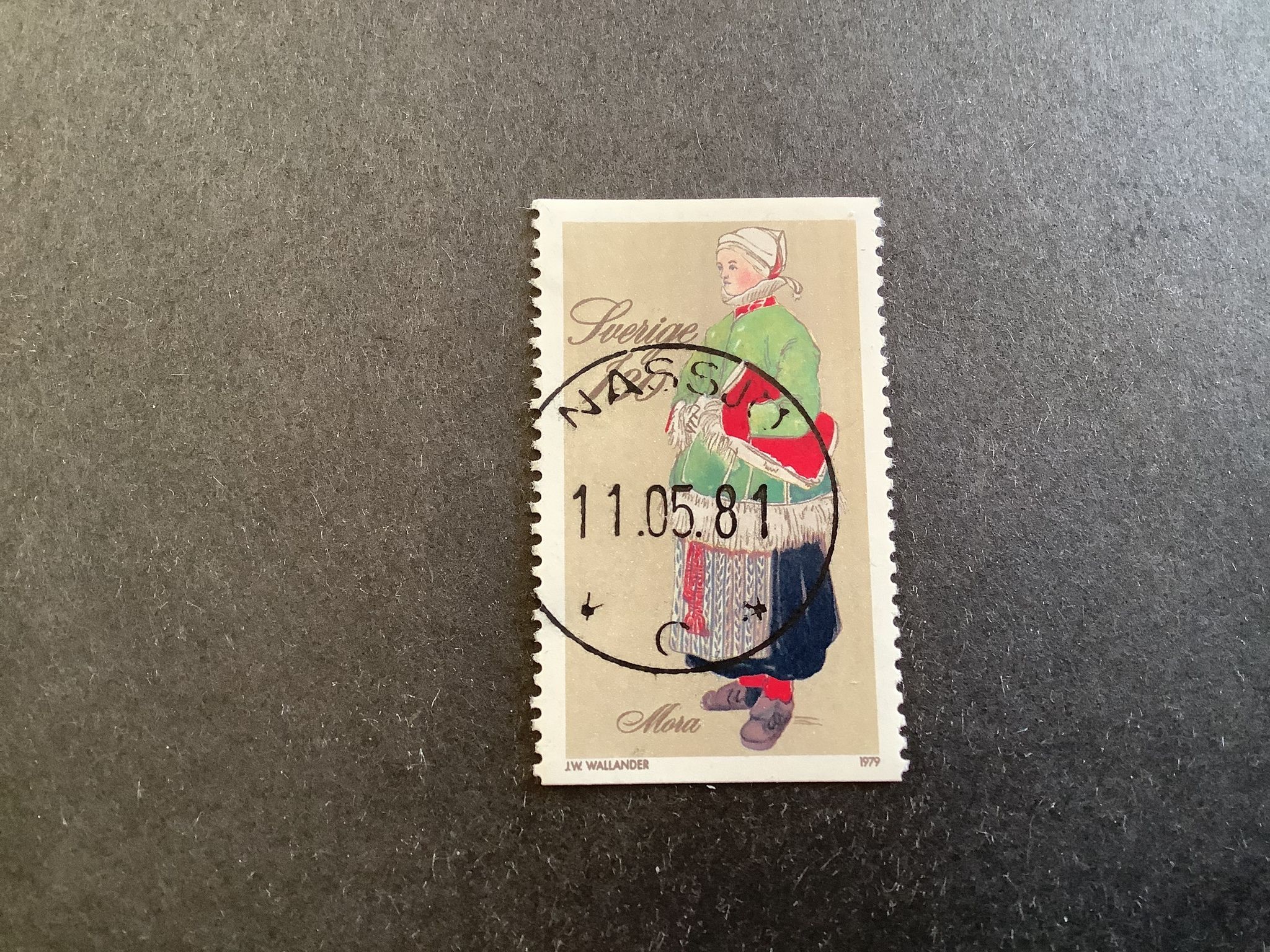 FOLKDRÄKTER facit nr 1109 LYXST NÄSSJÖ