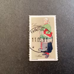 FOLKDRÄKTER facit nr 1109 LYXST NÄSSJÖ