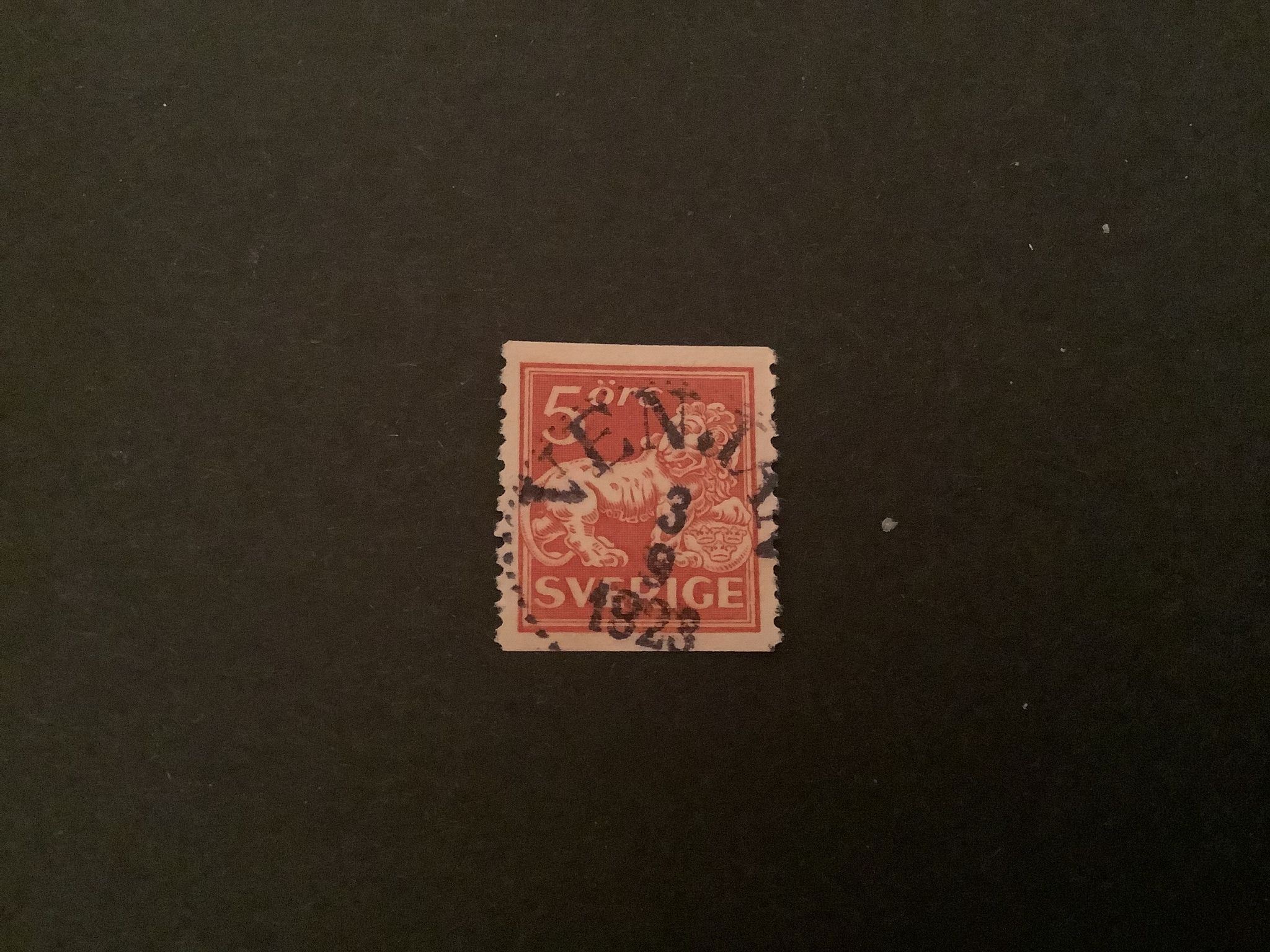 STÅENDE LEJON TYP II facit nr 142 PRAKTST VENJAN