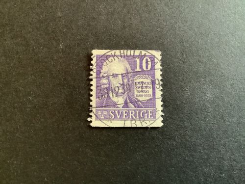 SWEDENBORG facit nr 259 A lyxstämplat STOCKHOLM 21