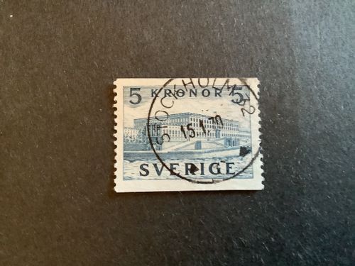 STOCKHOLMS SLOTT facit nr 332 A praktstämplat STOCKHOLM 32