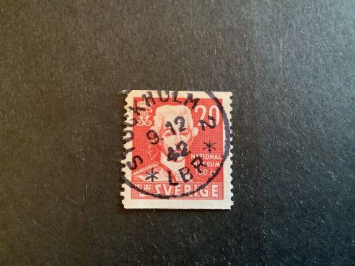 NATIONALMUSEUM facit nr 338 A praktstämplat STOCKHOLM *LBR*