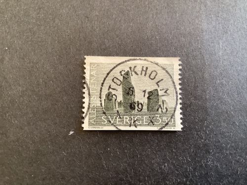 ALES STENAR facit nr 579 praktstämplat STOCKHOLM 2